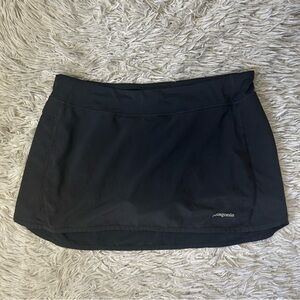Patagonia Black Tennis Golf Running Mini Skort
